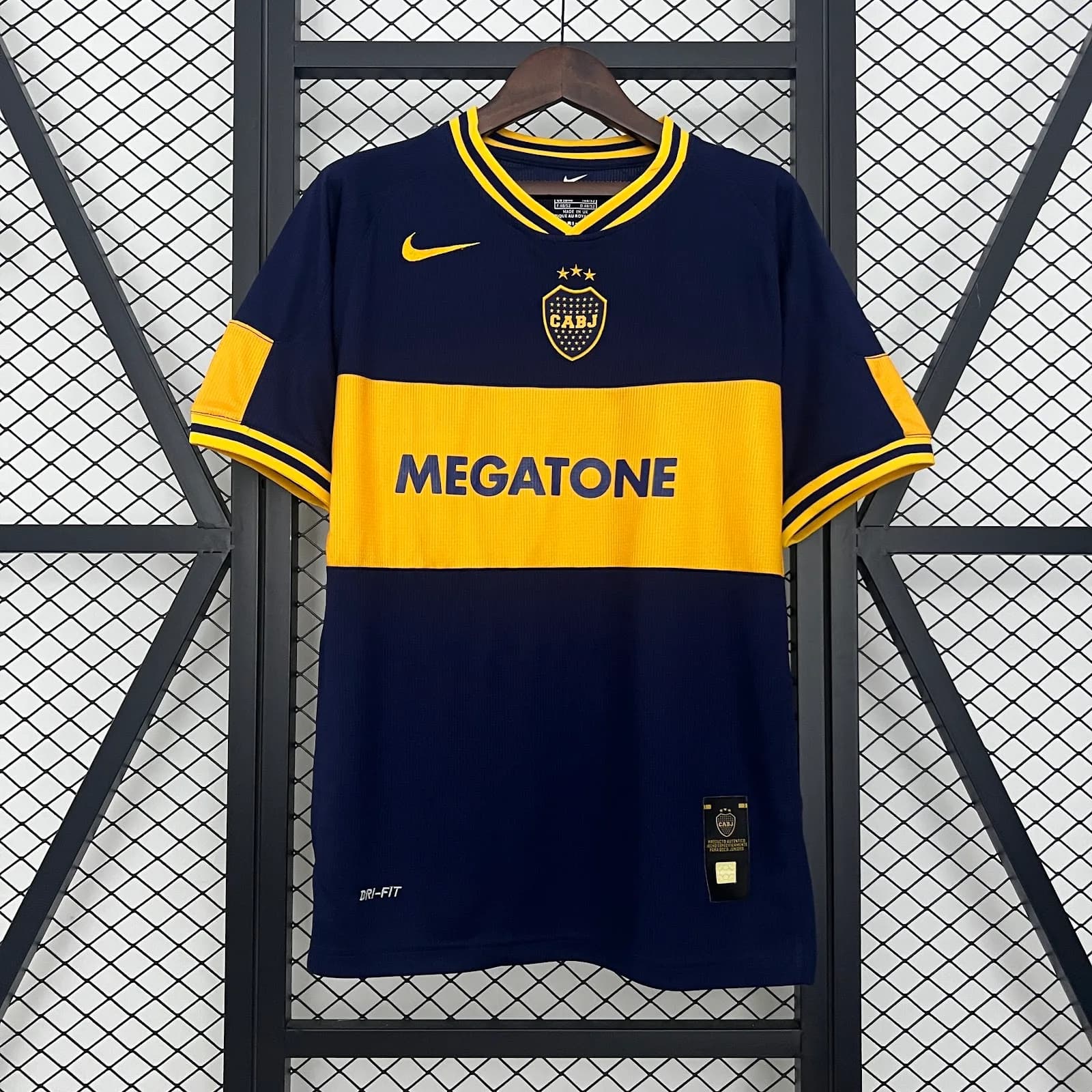 Camiseta Boca Juniors – Titular Retro con patrocinador – 2006-07
