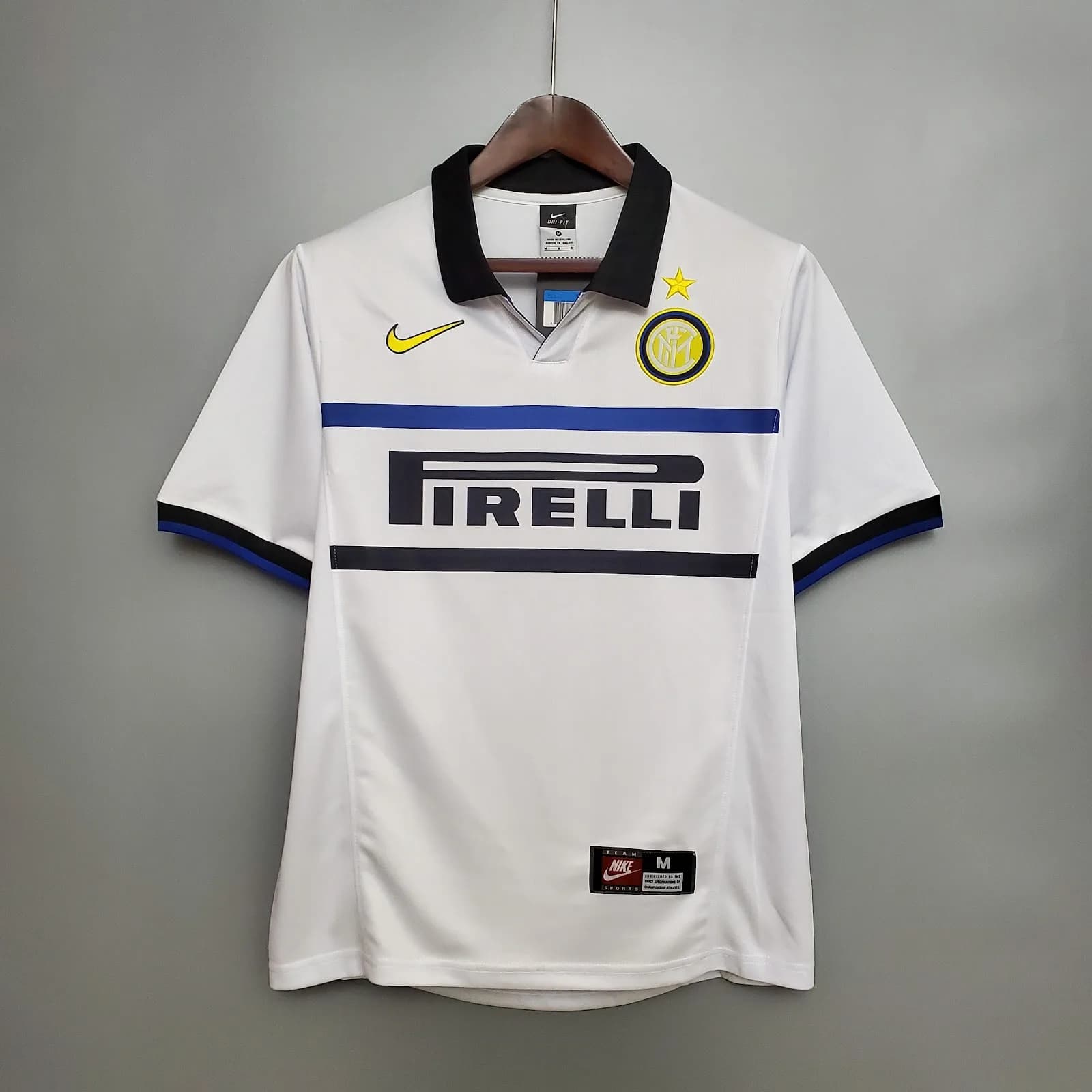 Camiseta Inter de Milán – Visitante retro con patrocinadores – 1998-99