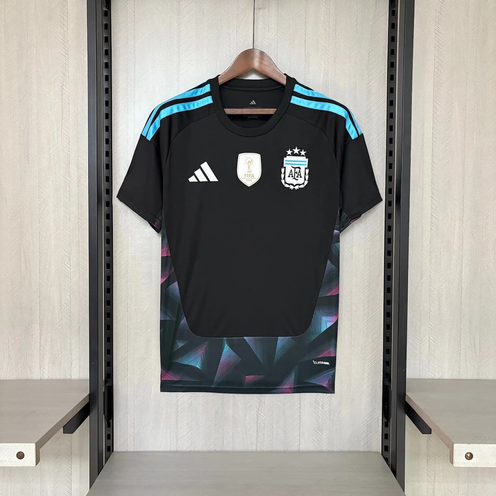 Camiseta Argentina – Arquero prepartido negra – 2026