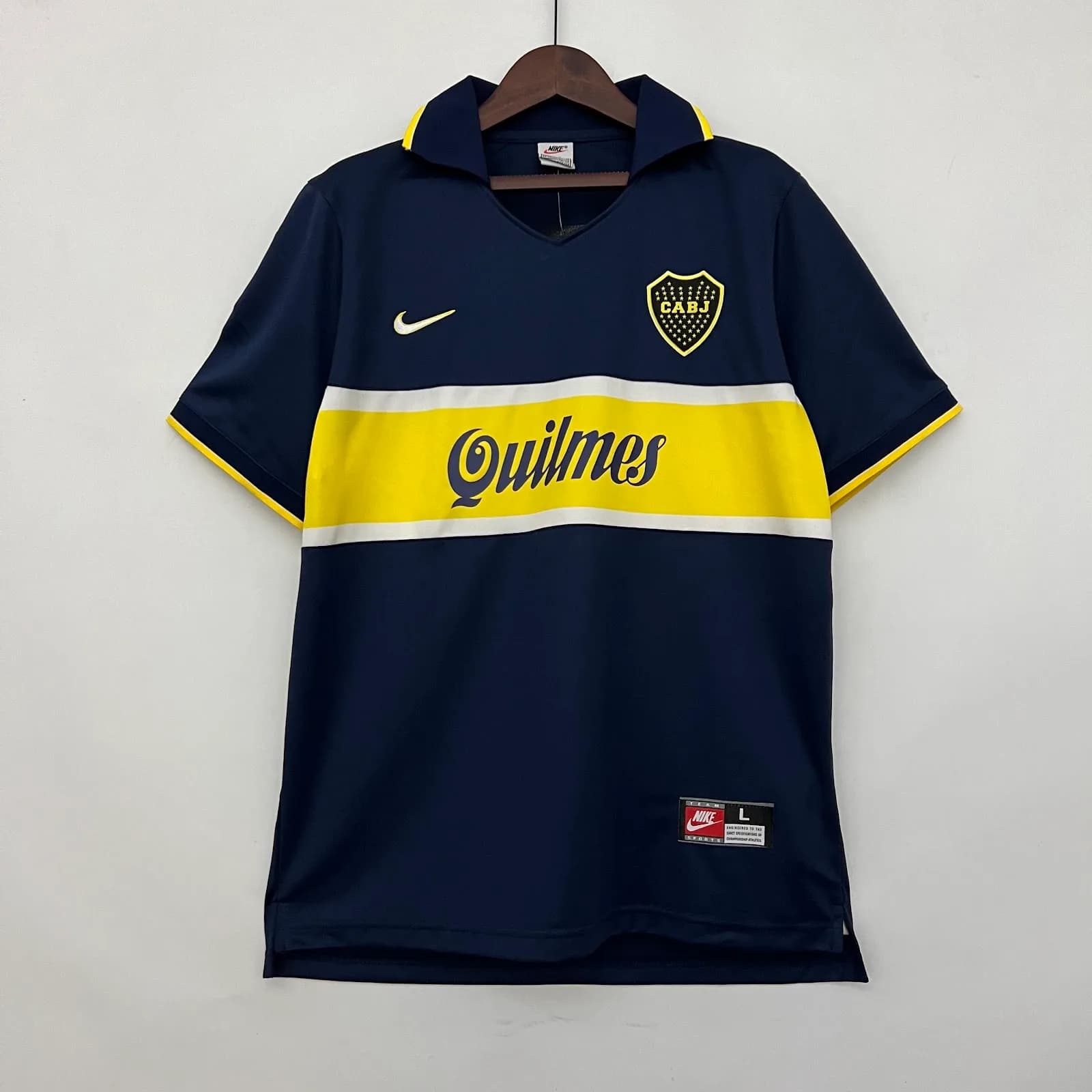 Camiseta Boca Juniors – Titular Retro con patrocinadores – 1996-97 – Variante 1