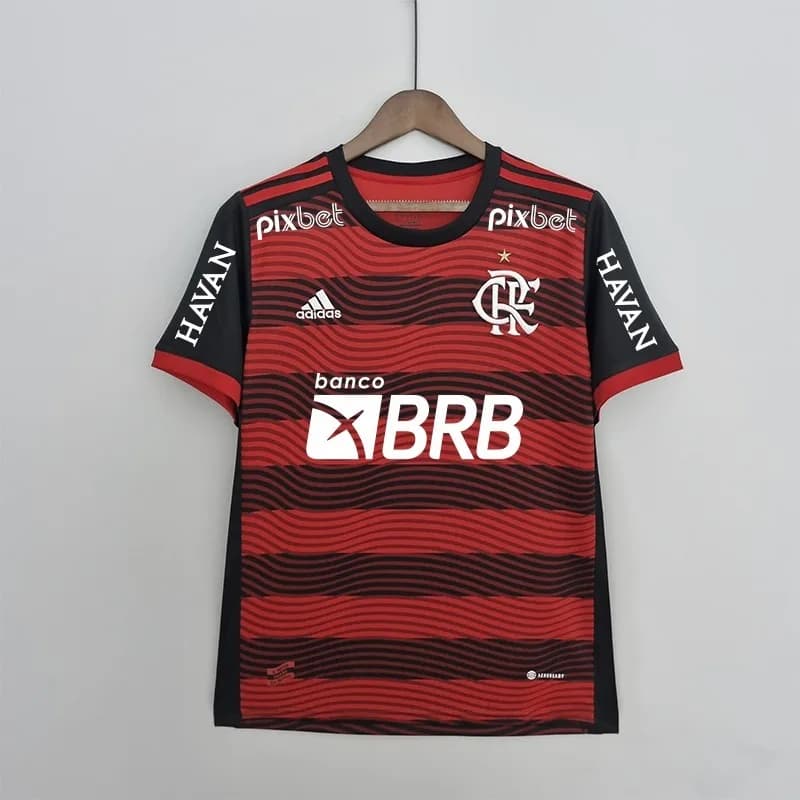 Camiseta Flamengo – Titular con patrocinadores – 2022-23