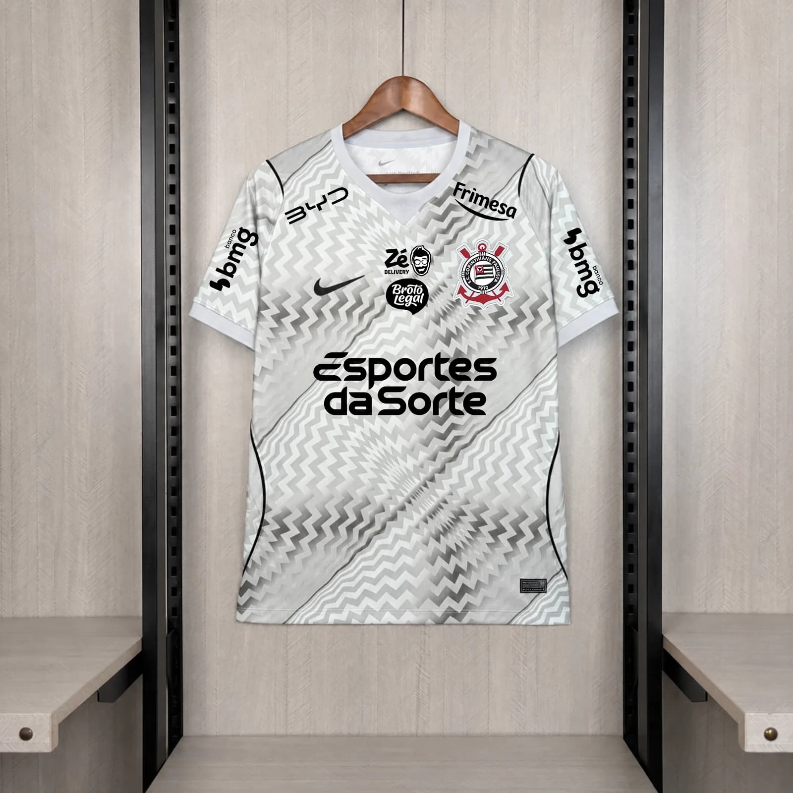 Camiseta Corinthians – Arquero gris – 2026-27