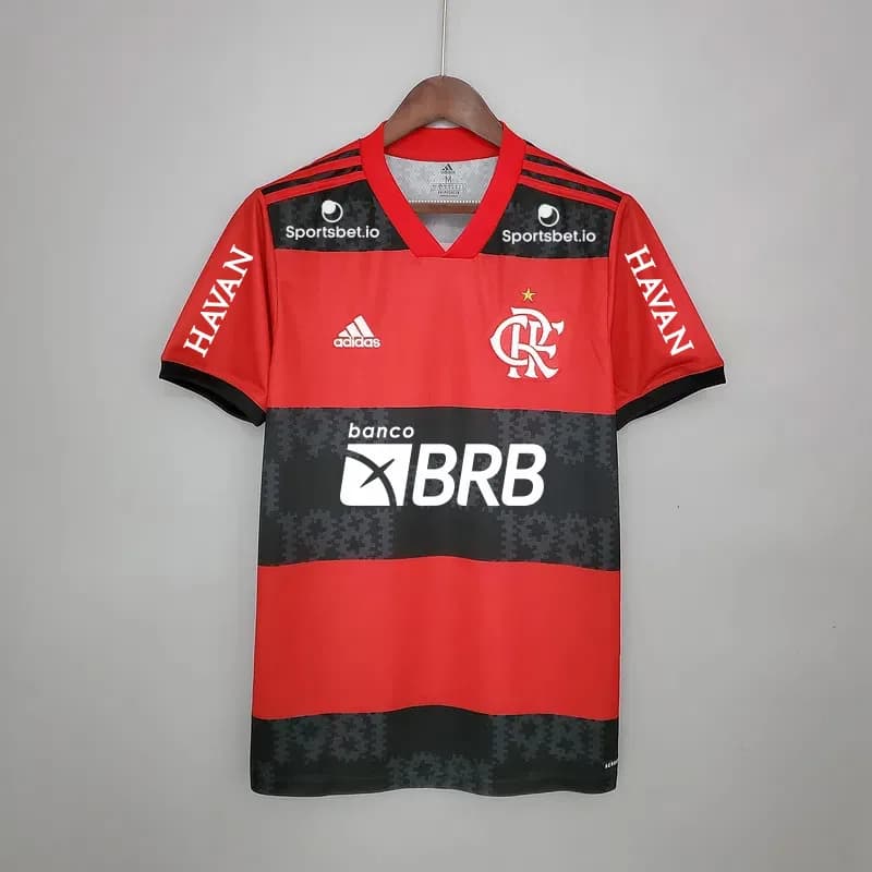Camiseta Flamengo – Titular con patrocinadores – 2021-22