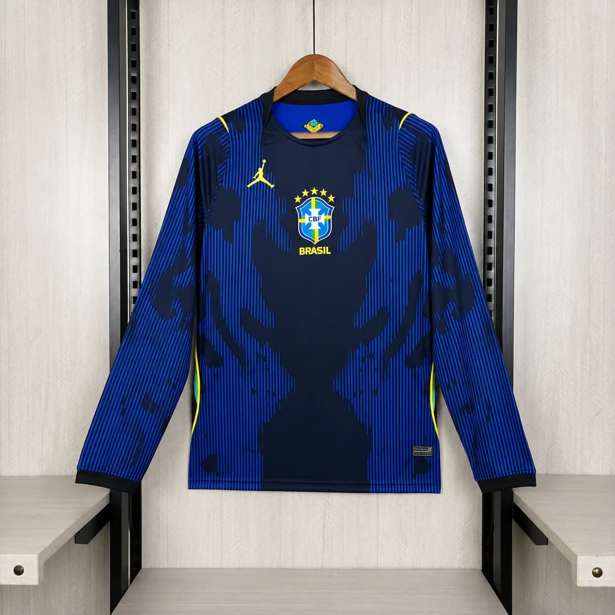 Camiseta Brasil – Prepartido manga larga – 2026-27